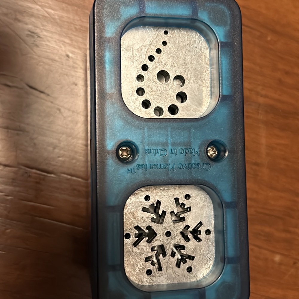 Creative Memories Snowflake Stamp Punch